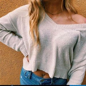 A soft sweater!